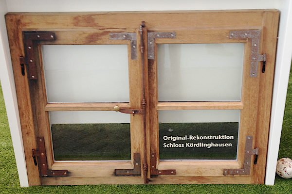 Sicherheitsfenster aus Holz nach Denkmalauflagen für Schloss Kördlinghausen